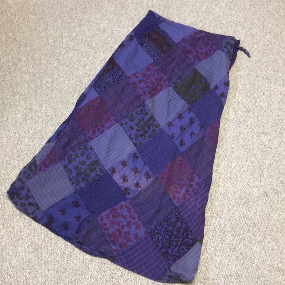 Size large patchwork skirt